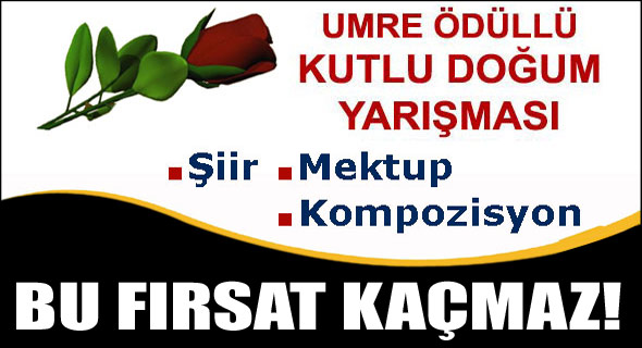Umre hediyeli Kutlu Doğum yarışması!