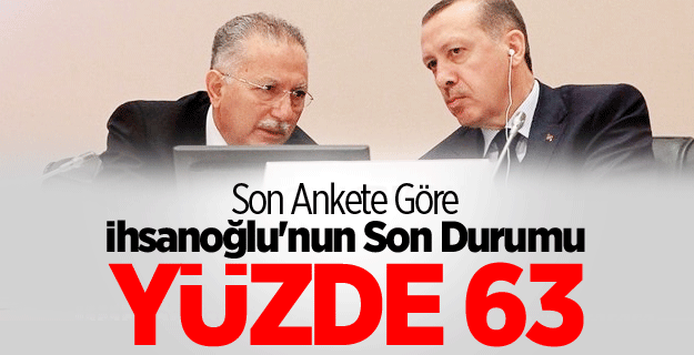 Son Ankette İhsanoğlu'nun Son Durumu