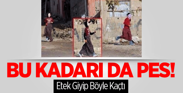 İşte Etekle Kaçan YPG'li