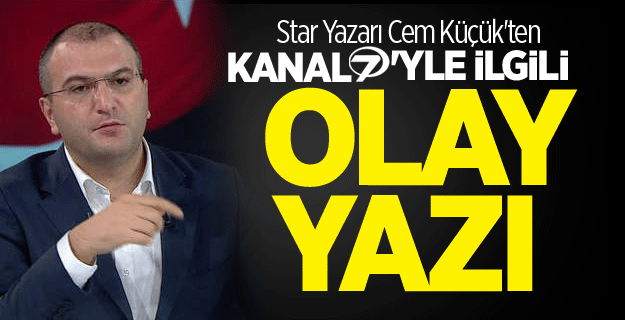 Cem Küçük'ten Kanal 7'ye Sert Tepki