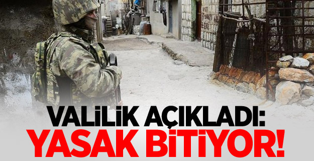 Valilik açıkladı! Sona eriyor