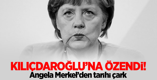 Merkel'den tarihi çark!