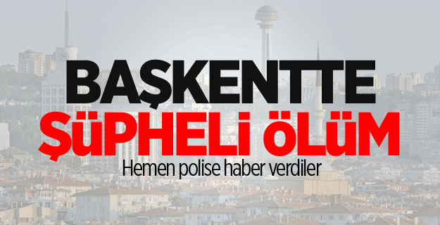 Başkentte park içinde erkek cesedi bulundu