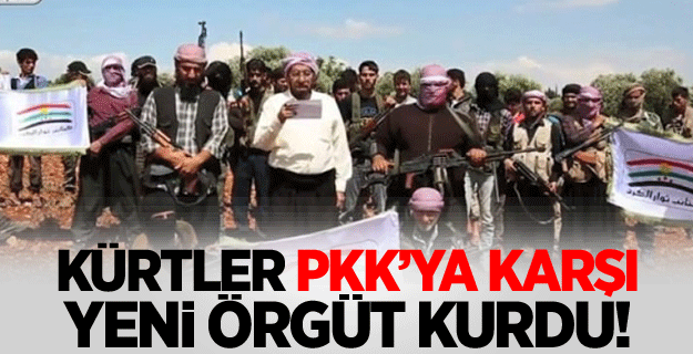 Kürt grup PKK'ya karşı grup kurdu
