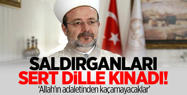 Görmez'den İstanbul'daki patlama yorumu