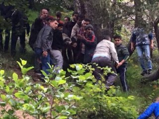 Giresun'da olay yerinden ilk görüntüler