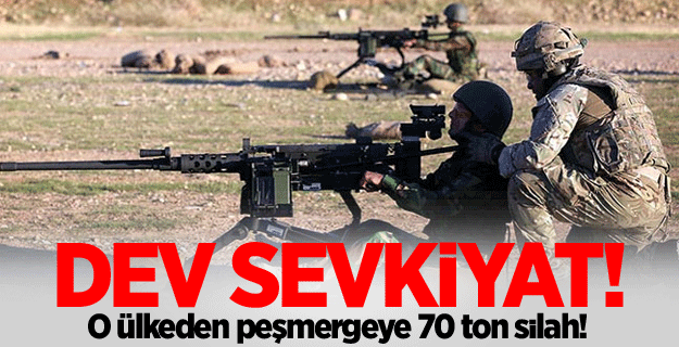 Almanya'dan Peşmerge'ye 70 ton silah