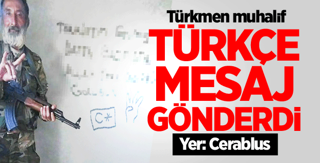 Türkmen muhalifin duvar yazısı gündem oldu