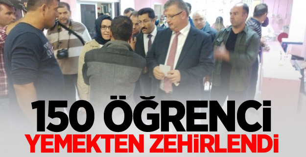 Öğrenciler yemekten zehirlendi
