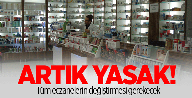 Eczanenin ismine ışıklandırma yasak getirildi