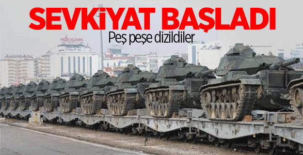 Adana'ya askeri malzemeler gönderildi
