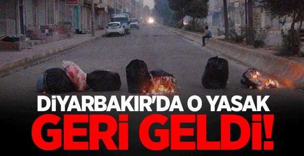 Diyarbakır'da 13 köye o yasak geri geldi!