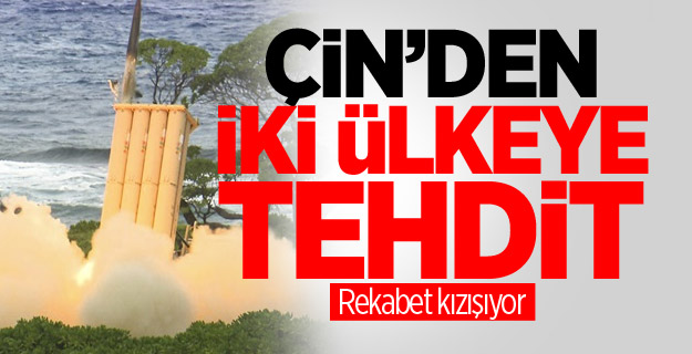 Çin'den ABD ve Güney Kore'ye tehdit