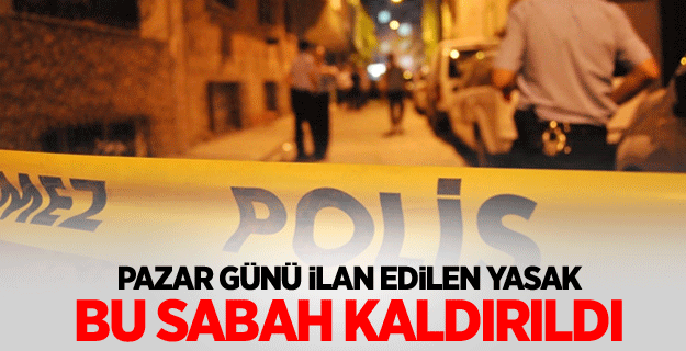 Diyarbakır'da sokağa çıkma yasağı kaldırıldı