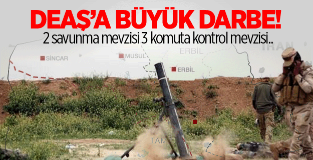 DEAŞ mevzileri imha edildi