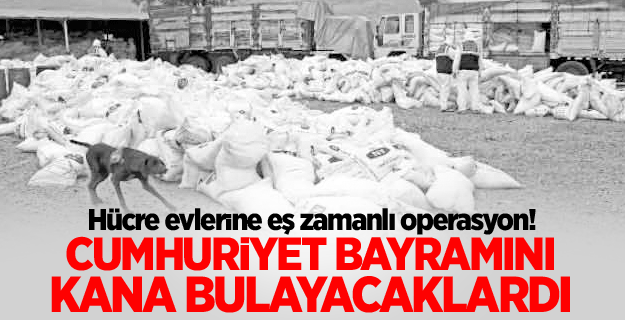 Cumhuriyet Bayramını kana bulayacaklardı