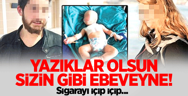 Çocuklarının üstünde sigara söndürmüşler