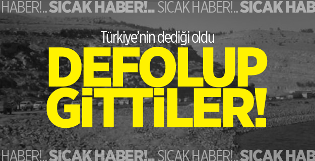 Terör örgütü YPG Münbiç'ten çekildi