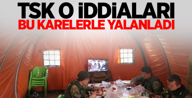 İşte o iddiaları yalanlayan kareler