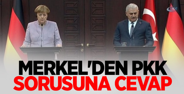 Merkel'den PKK sorusuna cevap ile ilgili görsel sonucu
