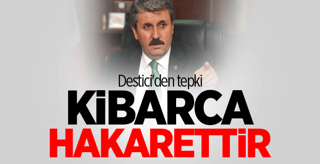 Destici'den tepki: Kibarca hakarettir