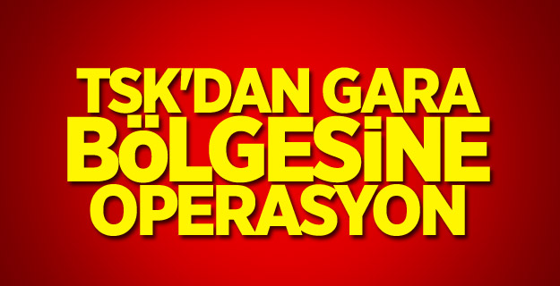 TSK'dan Gara bölgesine operasyon
