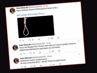 Dilek Öcalan'ın hesabı 'hack'lendi!