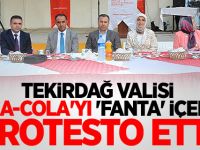 Coca-Cola'yı 'Fanta' İçerek Protesto Etti