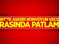 Siirt’te askeri konvoyun geçişi sırasında patlama