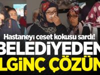 Hastaneyi ceset kokusu sardı! Belediyeden müdahale