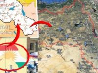 Barzani'nin kampanyasında skandal harita!