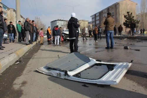 Erzurum’da Trafik Kazası: 3 Yaralı