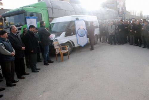 Gürün’den Toplanan Yardımlar Suriye’ye Gönderildi