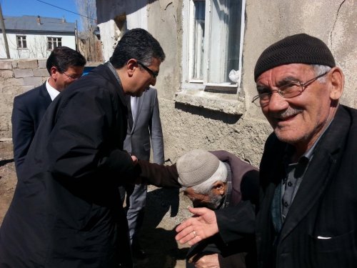 Mhp Adayı Prof. Dr. Aydın Aşkale’nin Köylerini Gezdi