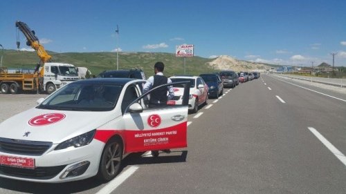 Mhp Adayları Çimen Aşkale Ve Çat’a Çıkarma Yaptı