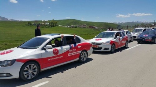 Mhp Adayları Çimen Aşkale Ve Çat’a Çıkarma Yaptı