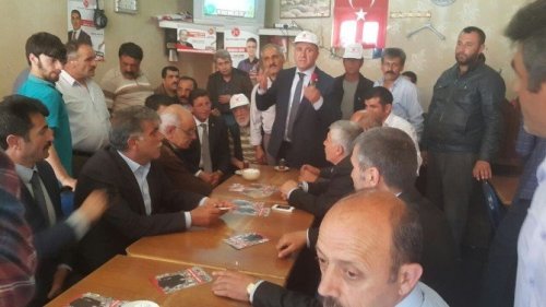 Mhp Adayları Çimen Aşkale Ve Çat’a Çıkarma Yaptı