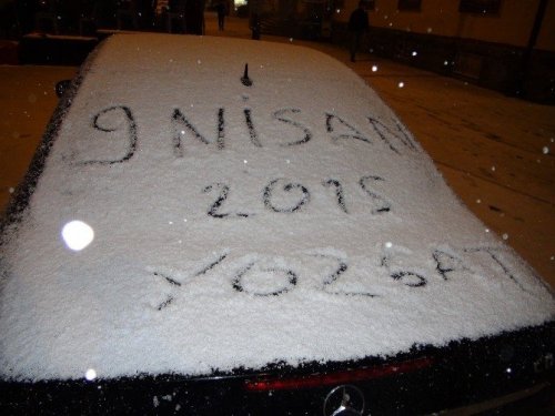 Yozgat’ta Beyaz Örtüye Büründü