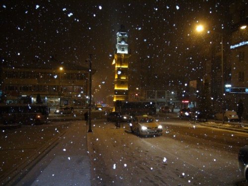 Yozgat’ta Beyaz Örtüye Büründü