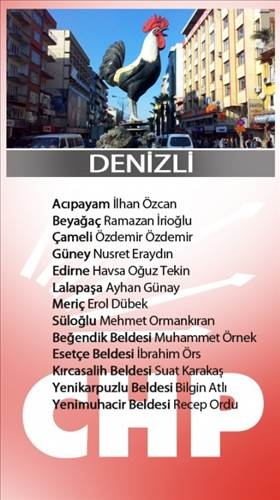 İşte 2014 Yerel Seçimlerinde CHP'nin Aday Listesi 12