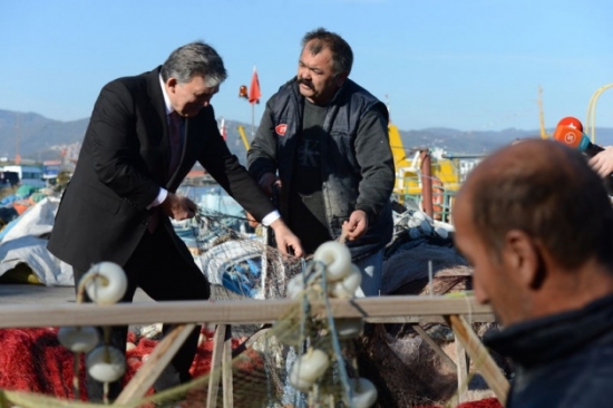 Cumhurbaşkanı Gül'e Balıkçılardan Sürpriz 11