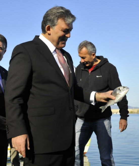 Cumhurbaşkanı Gül'e Balıkçılardan Sürpriz 12