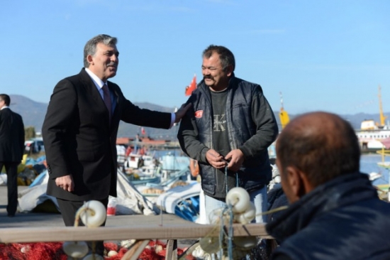 Cumhurbaşkanı Gül'e Balıkçılardan Sürpriz 13