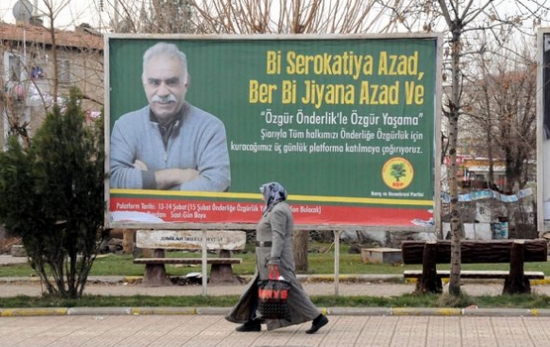 Diyarbakır'da Öcalan Afişleri 1