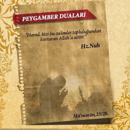 Peygamberlerin Kur'an'da geçen duaları 11