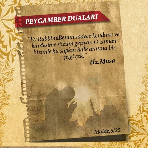 Peygamberlerin Kur'an'da geçen duaları 27