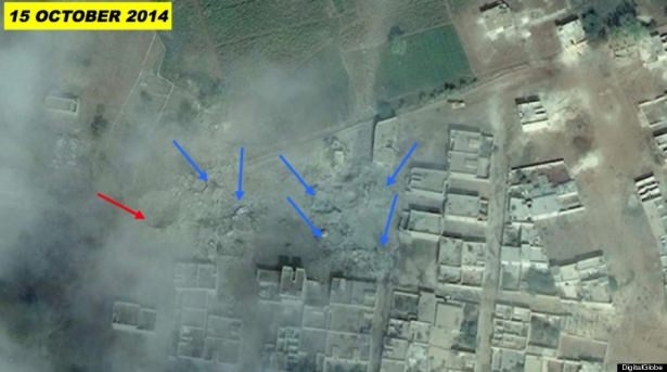 İşte Kobani'nin Uydudan Çekilmiş Son Hali 2