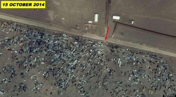 İşte Kobani'nin Uydudan Çekilmiş Son Hali 6
