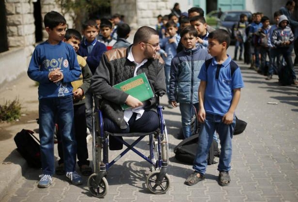 Gazze'de Engelli Bir Öğretmen 11