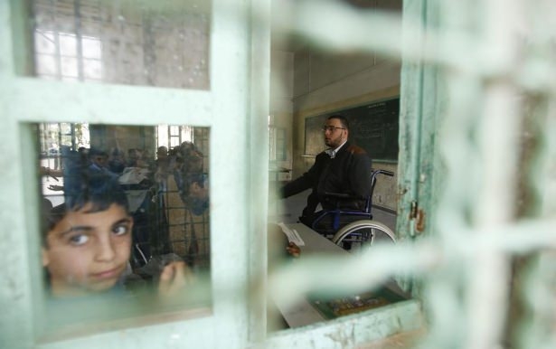 Gazze'de Engelli Bir Öğretmen 4